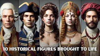 10 Historical Figures Brought to Life  Top 10 of 2024 [upl. by Auhsej]