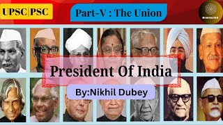 India Polity Lecture 21 PartV President Of India BrainiacIAS UPSC PSC laxmikant [upl. by Ritch]