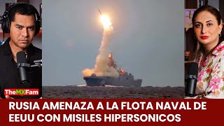 RUSIA APUNTA SUS MISILES ZIRCON A LOS PORTAAVIONES DE EEUU  TheMXFam [upl. by Aysahc834]