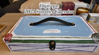 Diptyque 2024 Summer Calendar Limited Edition Unboxing [upl. by Marybeth498]