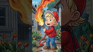 The Brave Little Firefighter Rescues Heroes and Fire Trucks  motivation motivationalvideo [upl. by Reginnej]