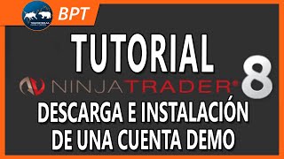 Cómo tener cuentas demo con Ninjatrader 8 [upl. by Romy957]