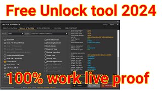 TFT MTK Module V35 MTK Free Tool 2024  Free Unlock tool 2024 Live Proof [upl. by Michelina]