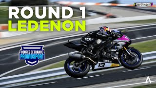 LA SAISON COMMENCE BIEN  ROUND 1 LEDENON  PROMOSPORT 600cc 2024 [upl. by Pace]