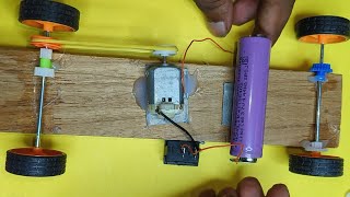 🚗🔧 Build a High Torque Wood Car with a DC Motor 🛠️⚙️ [upl. by Ammamaria]