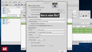 Linux Mint CinnamonBatch Convert FLAC to MP3 [upl. by Kelbee]