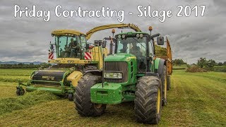 Priday Contracting at Silage 2017  4k [upl. by Lois738]