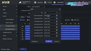 DVR Hikvision Configuração de Perímetro [upl. by Eivad]