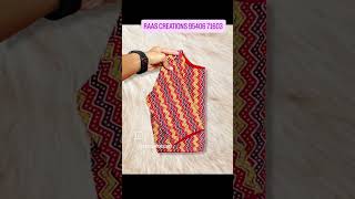 Cotton Ajrakh BoatNeck Blouse [upl. by Merwyn]