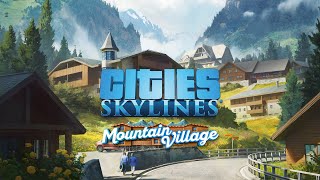 Cities Skylines  Mountain DLC  Pedestrian area [upl. by Gabriella]