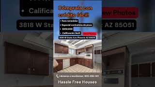 Compra esta casa en Phoenix AZ con credito facil 3818 W State Ave Phoenix AZ 85051 [upl. by Alister]