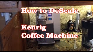 How To Descale Keurig Coffee Machine [upl. by Annuhsal]