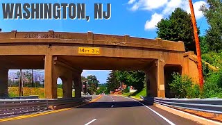 7 NJ 31 Traveling Thru Rural Hunterdon amp Warren Counties to Washington NJ  SPLIT SCREEN  4K [upl. by Brockie933]