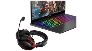 HP OMEN Transcend 14 Gaming Laptop with the HyperX Cloud III Wireless Gaming Headset [upl. by Hoenack]