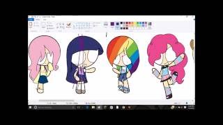 Old MLP PPG Speedpaint [upl. by Naillimxam]