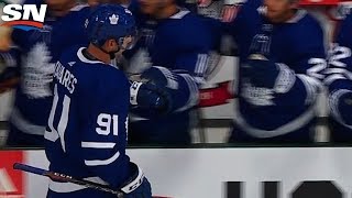 John Tavares Scores His First Goal In A Maple Leafs Sweater [upl. by Mandal]