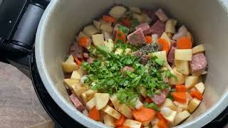 Corned beef hash pie slow cooker recipe [upl. by Macgregor165]