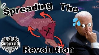 Spreading the Revolution in Central America  HOI4  Kaiserreich [upl. by Aicineohp259]