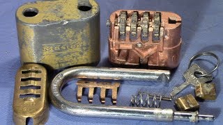 picking 431 Master combination padlock No 175 bypassed and gutted  thanks to PickME 1977 for it [upl. by Artap277]