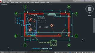 ☻Plan en live 06  AutoCad en 3D [upl. by Durward]