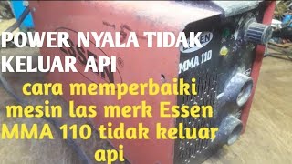 cara memperbaiki mesin las tidak keluar api [upl. by Anilos]