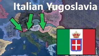 What If Italy Annexed Yugoslavia Hoi4 Timelapse [upl. by Pinter]