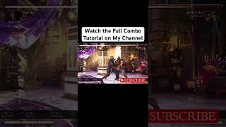 Mortal Kombat 1 Smoke Combos with Jax Kameo MK1 Smoke Combo Guide [upl. by Clerissa]