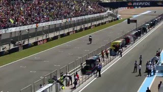 Valentino Wins At Jerez 2016 [upl. by Arikihs179]