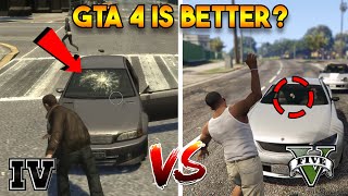 WHY GTA 4 IS BETTER THAN GTA 5 GTA 5 VS GTA 4 [upl. by Killarney]