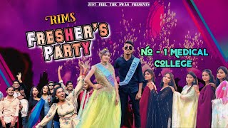 Freshers Party  Rims Medical College  College Diary  Best Medical College  College Masti [upl. by Iniffit763]