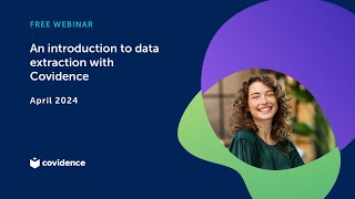 An introduction to data extraction with Covidence [upl. by Coltun]