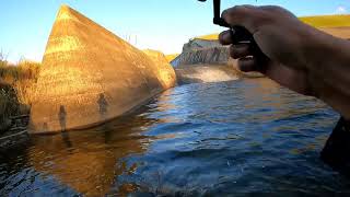 fishing the spillway at Chifley Dam nsw [upl. by Shulins]