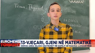 Gjeniu i matematikës 13vjeçari që zgjidh ushtrimet më shpejt së makina llogaritëse [upl. by Onitselec956]