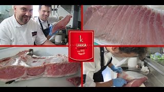 En streaming desde la cocina limpiamos una ventresca de atún [upl. by Beutner852]