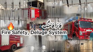 Testing of Deluge Fire Protection System  Fire Hazard Fire Fighting  Safety First Safety For Life [upl. by Hannavas]