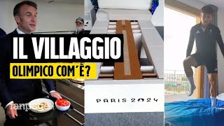 Letti di cartone acqua con sapore strano comè il villaggio olimpico di Parigi 2024 [upl. by Catherine]