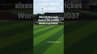 The Longest and Most Powerful Sixes in 2003 Cricket World Cup 🏏 shorts cricket [upl. by Whitby]