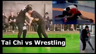 When Tai Chi Guys Challenge Wrestlers Shuai Jiao And Western Wrestling vs Tui Shou [upl. by Bisset]