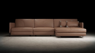 Lafayette Sofa in Leather by Modloft MD804 [upl. by Mays]