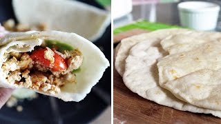 Quick amp Easy Vegan Flour Tortillas [upl. by Adiraf]