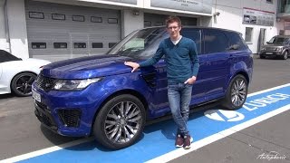 Testbericht Range Rover Sport SVR auf der Rennstrecke [upl. by Annas]