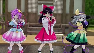 【MMD Touhou】Loveit Dance Challenge TikTok 4KHD [upl. by Jedd363]