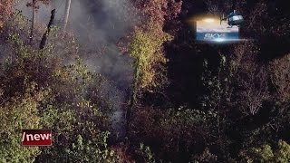 Crews Extinguish Brush Fire On Greer Road [upl. by Acirehs]