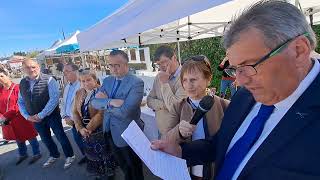 Inauguration de Brocante Antiquités Rauzan avec le Maire Monsieur Patrick NARDOU [upl. by Kcaj27]