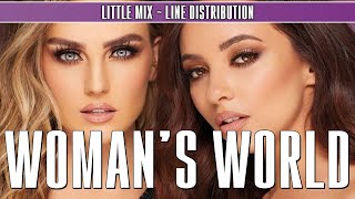 Little Mix  Womans World  Line Distribution [upl. by Chiaki722]