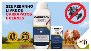 Carbeson – Carrapaticida e Bernicida  Labovet Produtos Veterinários [upl. by Aulea729]