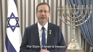 Israels President Isaac Herzogs strong message to Jewish communities worldwide [upl. by Enirual]