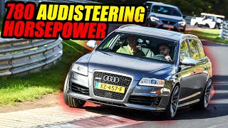 780HP V10 Audi RS6 Power Without Control  Nürburgring [upl. by Toole]