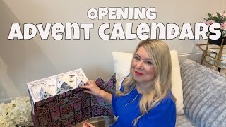 OPENING ADVENT CALENDARS  Liberty London John Lewis MampS [upl. by Ahsakal]