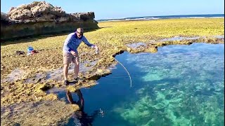 Fishing Reef Holes on a Remote Coast [upl. by Thgirw182]